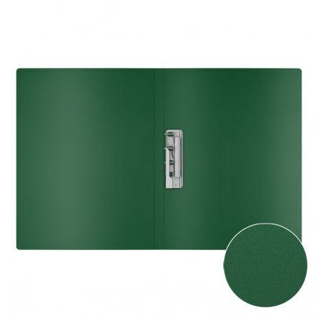 Папка с боковым зажимом ErichKrause "Matt Classic" А4, 238х310х15 мм, 400 мкм, пластик, зелёная фото 3