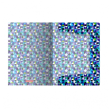 Папка на резинке ErichKrause , A4, 246х320х5 мм, 550 мкм, цветная, "Cubes" фото 2