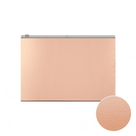 Zip-пакет на молнии ErichKrause, A4, 246х334 мм, непрозрачный, розовый, "Matt Powder" фото 2