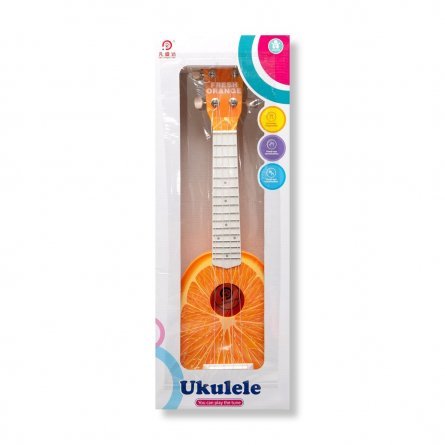 Гитара "Апельсин" пластиковая 57 см фото 1