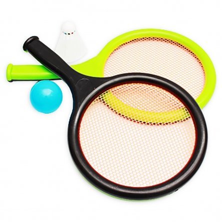 Набор для тенниса-4 (2 ракетки, мячик, волан) фото 1