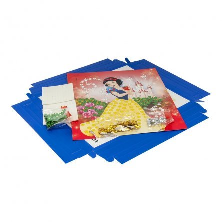 Картина из пайеток Lori, 256х215х40 мм,  картонная упаковка, Disney "Принцесса Белоснежка" фото 2