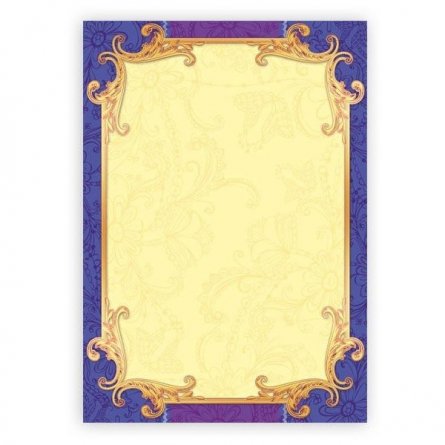Бланк рамки, А4, Квадра, мелованный картон фото 1