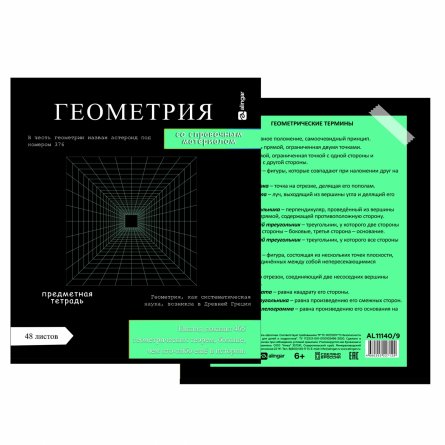 Комплект предметных тетрадей А5 48л., 10 предметов, Alingar "Journal", со справ. материалом, скрепка, мелованный картон, офсет 60г/м2, 100% белизна фото 2