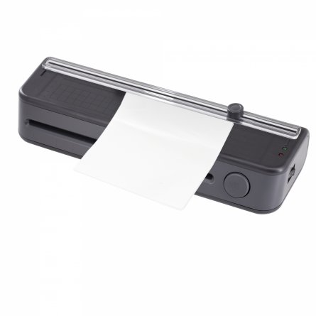 Ламинатор с резаком для дома и офиса А4 Alingar, черный, ABS (разжим валов), разметка, толщ. пленки 70-125 мкм, скор. 280 мм/мин, 3 шт пленки в наборе фото 3