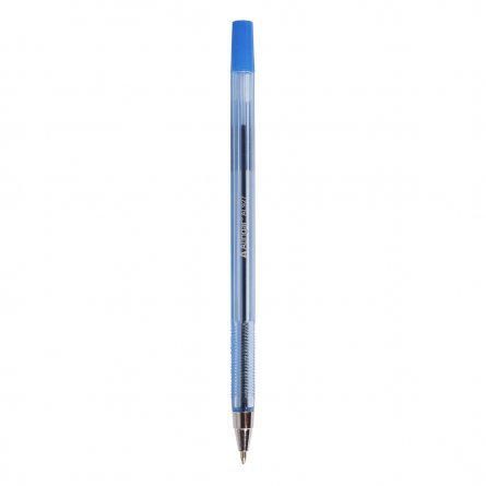 Ручка шариковая Alingar, 0,7 мм, синяя, металлический наконечник, грип, шестигранный, тонированный, пластиковый корпус, картонная упаковка фото 2