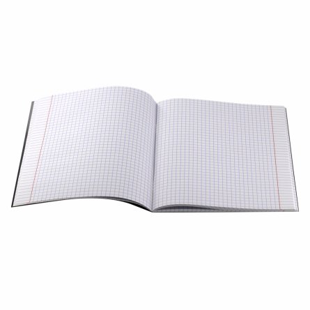Тетрадь предметная "Геометрия" А5 48л., клетка, со справ матер, скрепка, чёрная пластиковая обложка, блок офсет, Alingar "Стильная классика" фото 3