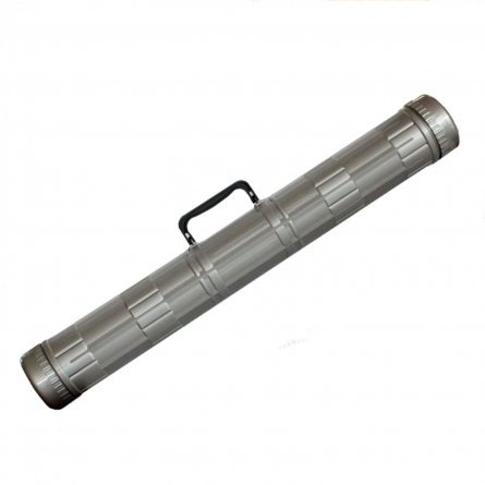 Тубус Стамм, D90 мм L700 мм, для чертежей, с ручкой, серый фото 1