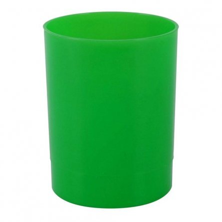 Подставка-стакан д/пиш.принадлежностей "ПЧЕЛКА", пластик, зеленый фото 1