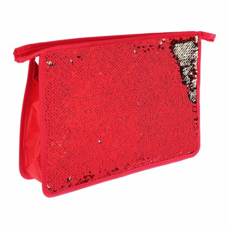 Набор канцелярии для девочки Alingar, "Red", 35 предметов, папка с пайетками на молнии, т/у пленка фото 2