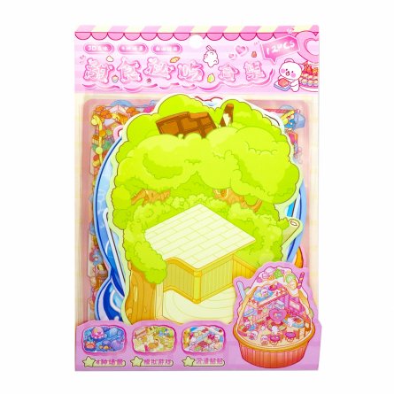 Наклейки для творчества - антистресс, 135*195 мм, "Cute animals", MINI, 3D стикеры, 4 локации, 8 листов с наклейками, 10 шт/уп, пакет с европодвесом фото 2