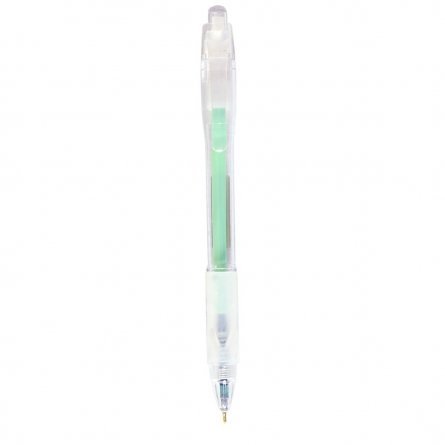 Ручка шариковая Alingar, 0,7 мм, 6 цветов, резиновый грип, автоматическая, круглый, тонированный, пластиковый корпус, пластиковый стенд фото 4