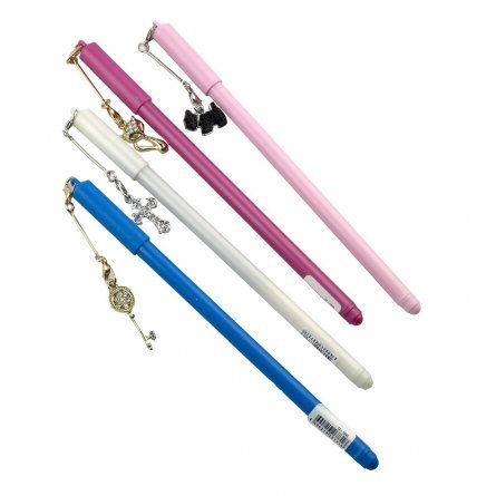 Ручка шариковая TUKZAR  "Микс 5", 0,5 мм, синяя, круглый, цветной пластиковый корпус, картонная упаковка фото 6