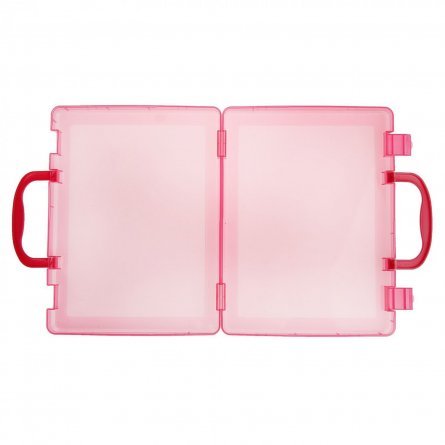 Портфель-кейс (тонированный розовый) фото 3