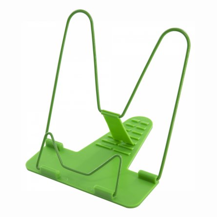 Подставка для книг Alingar, 180х165 мм, "Эконом", зеленый, регулируемый угол наклона, металл, пластик, пакет с европодвесом фото 1