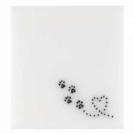 Прозрачные стикеры для заметок с клеевым краем, Alingar, 75 х 75 мм, 50 л., покрытие starlight touch, "Cat's HEART", фиолет, водонепрониц., европодвес фото 4