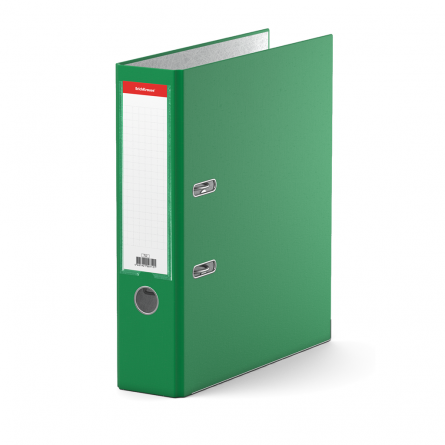 Папка-регистратор с арочным механизмом разборная, ErichKrause "Business", А4, 285х315х70 мм, зеленый фото 1