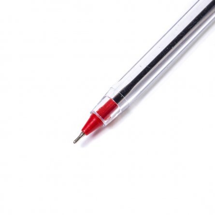 Ручка шариковая красная TODAYS "Ball Vision",   толщина линии 0.7 мм (50шт) фото 3