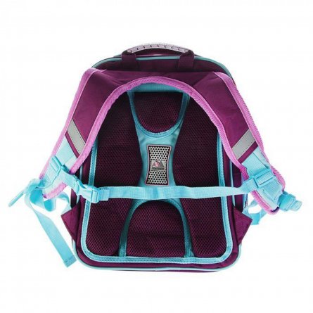 Рюкзак Across, школьный, с мешком д/обуви, фиолетовый, 37х27х14 см фото 4