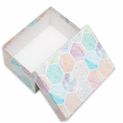 Подарочная коробка Миленд, 13,5*8*5 см, "Мраморная мозайка", прямоугольная фото 1
