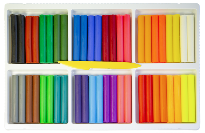 Пластилин Луч, 24 цвета, "Фантазия", 360 гр., со стеком, картонная упаковка фото 3