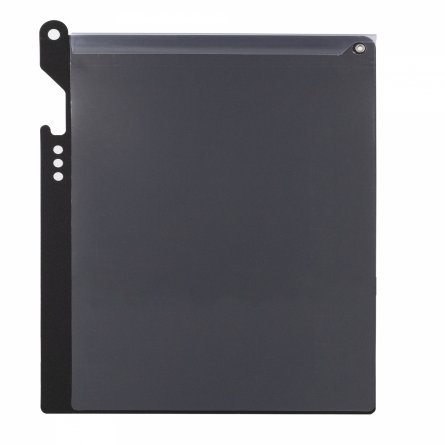 Папка-планшет с верхним зажимом-планкой Alingar, A4, 310*250 мм, пластик, 400 мкм, боковая вырубка под ручку и для фиксации, черный фото 1