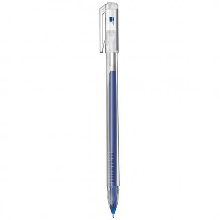 Ручка гелевая, HATBER,"Pin" синяя, 0,5 мм.,трехгранный корпус 12 шт, картонная упаковка фото 2
