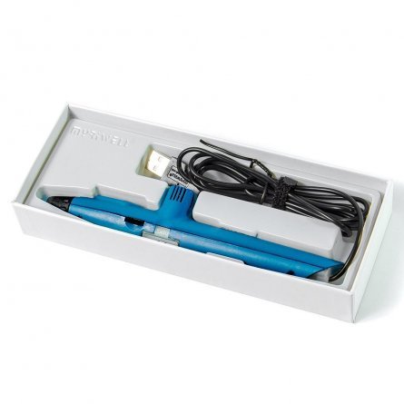 Ручка 3D Myriwell RP200A, PLA, синяя, картонная упаковка фото 4