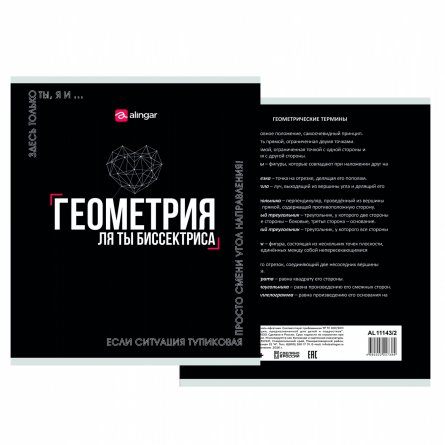 Комплект предметных тетрадей А5 48л., 10 предметов, со справ. матер, скрепка, мелованный картон( стандарт), блок офсет, Alingar "Афоризмы" фото 6