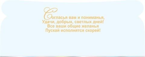 Конверт для денег Мир открыток "С днем свадьбы!", 226*194 мм, тиснение фольгой фото 2