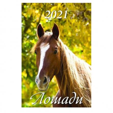 Календарь настенный перекидной, гребень, ригель, 320 мм. * 480 мм, Атберг 98 "Лошади" 2021 г. фото 1
