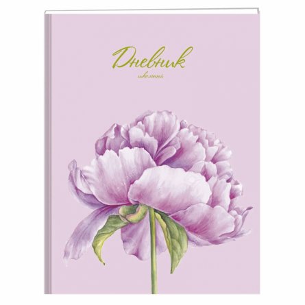 Дневник школьный, Канц-Эксмо, 5-11 кл., 48 л., 7БЦ, мат. ламин., мокрый шелк, тисн. фольгой золото, цветн. форз., "Нежный цветок" фото 1