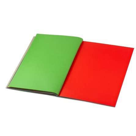 Набор цветного картона (7 цветов, 14 листов) и цветной бумаги (8 цветов, 8 листов) Alingar, А4, на скрепке, "Ассорти" фото 5