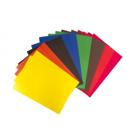 Цветная бумага А4 односторонняя, 16 листов, 8 цветов, офсет, картонная упаковка, "Джунгли" фото 2