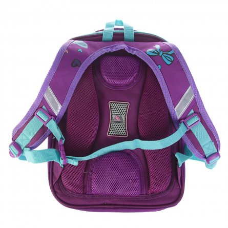 Рюкзак Across, школьный, фиолетовый, 38x27x16 см фото 3