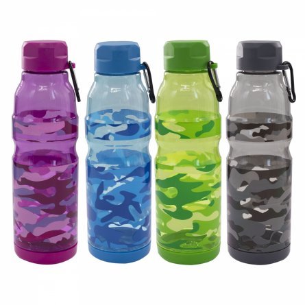 Бутылка для воды Alingar, универсальная, пластик, 700 мл, ассорти фото 1
