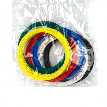 Набор пластика Zoomi, ABS, 6 цветов, 10 метров, пакет фото 4