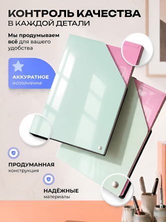 Папка архивная A4, Alingar, 330*250 мм, 1500 мкм, на резинке с 4 файлами, бирюзовая, пластик фото 9