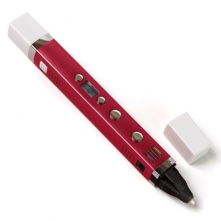 Ручка 3D Myriwell RP100C, ABS/PLA, красная, картонная упаковка фото 2