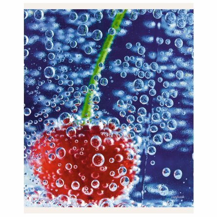 Тетрадь 80л., А5, линия, Канц-Эксмо "Juicy fruits", скрепка, мелованный картон фото 5