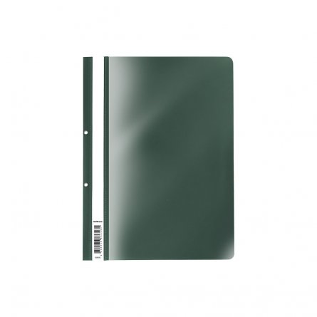 Папка-скоросшиватель ErichKrause "Fizzy Classic", с перфорацией A4, 230х312 мм, 140 мкм, пластик, зеленый фото 2