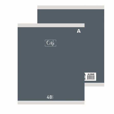 Тетрадь 48л., А5, клетка, Alingar "Style", скрепка, мелованый  картон ( стандарт), блок офсет, 5 дизайнов в пленке т/у фото 2