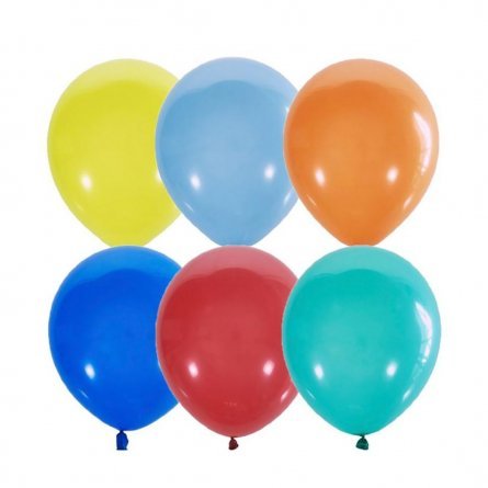 Воздушные шары М11"/28 см Пастель ассорти 100 шт.шар латекс фото 1
