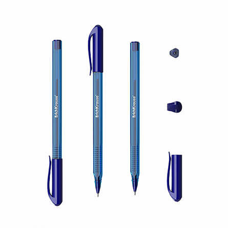 Ручка шариковая, Erich Krause, "Ulta Glide Technology" синяя, 1,0 мм., тонированный пластиковый корпус фото 2