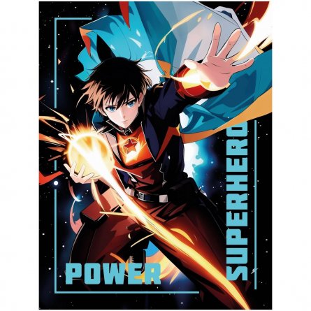 Картина по номерам Рыжий кот, 30х40 см, с акриловыми красками, 30 цветов, холст, "Герой с суперсилой" фото 1