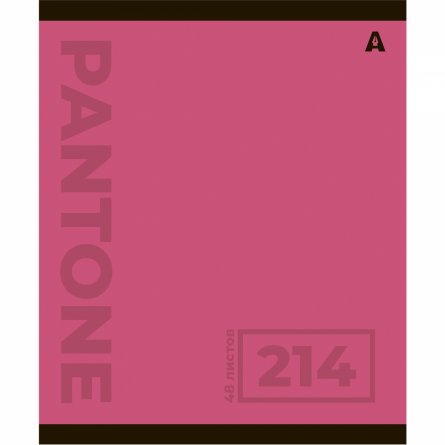 Тетрадь 48л., А5, клетка, Alingar "Pantone", скрепка, мелованый  картон ( стандарт), блок офсет, 5 дизайнов в пленке т/у фото 3