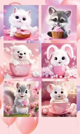 Наклейки детские Мир открыток 159х98 мм "Зверята-малышата" фото 1