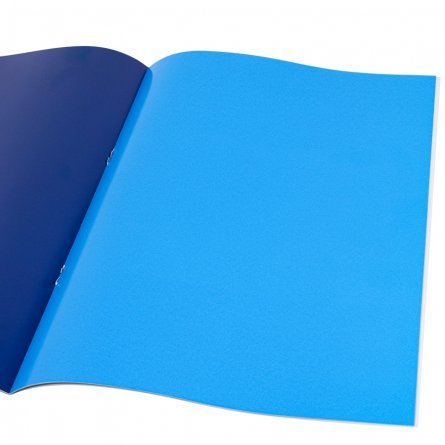 Бумага цветная Проф-Пресс, А4, мелованная, односторонняя, 8 листов, 8 цветов, скрепка, "Монстр-скейтер" фото 2