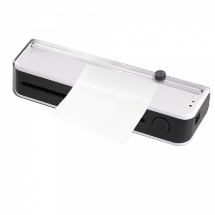 Ламинатор с резаком для дома и офиса А4 Alingar, белый, ABS (разжим валов), разметка, толщ. пленки 70-125 мкм, скор. 280 мм/мин, 3 шт пленки в наборе фото 3