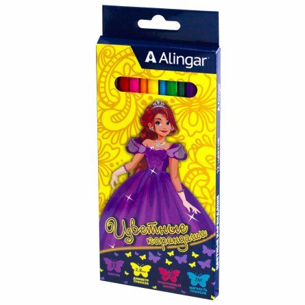 Набор канцелярии для девочки Alingar, "Pink", 35 предметов, папка с пайетками на молнии, т/у пленка фото 10